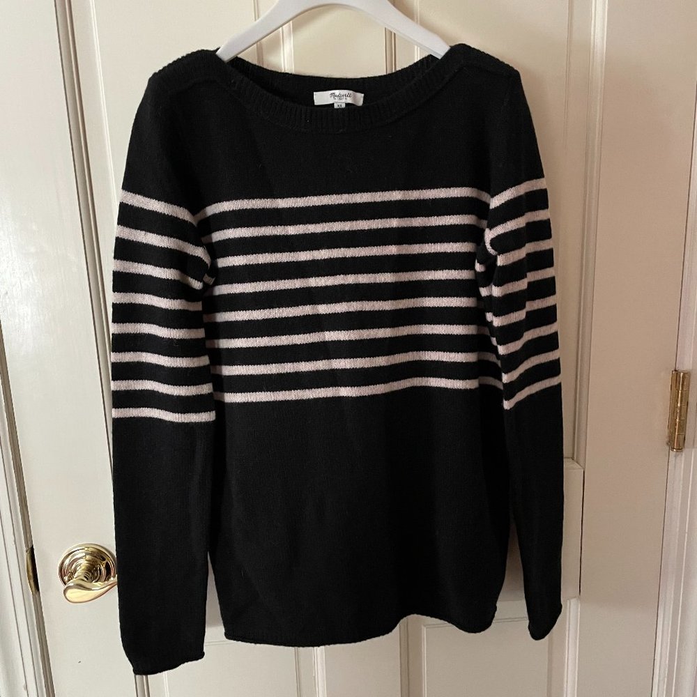 NWOT Madewell Striped Merino Wool Sweater Sz XS
